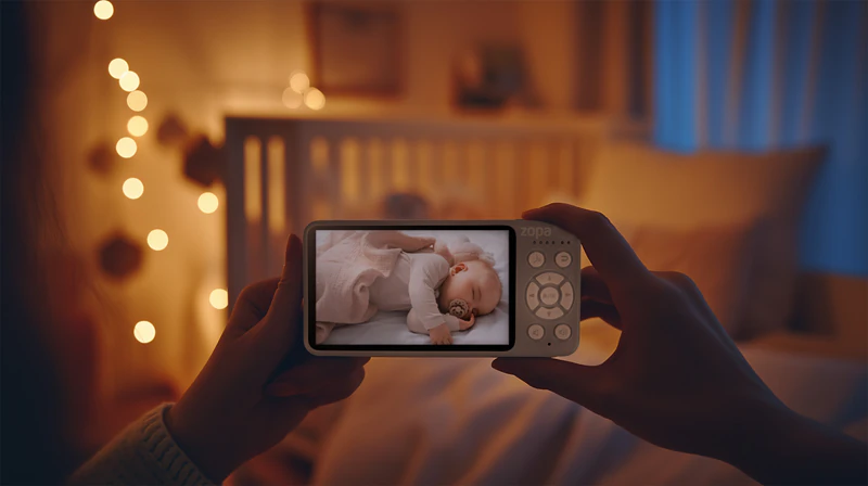 Zopa digitale videomonitor, digitale videobabyfoon