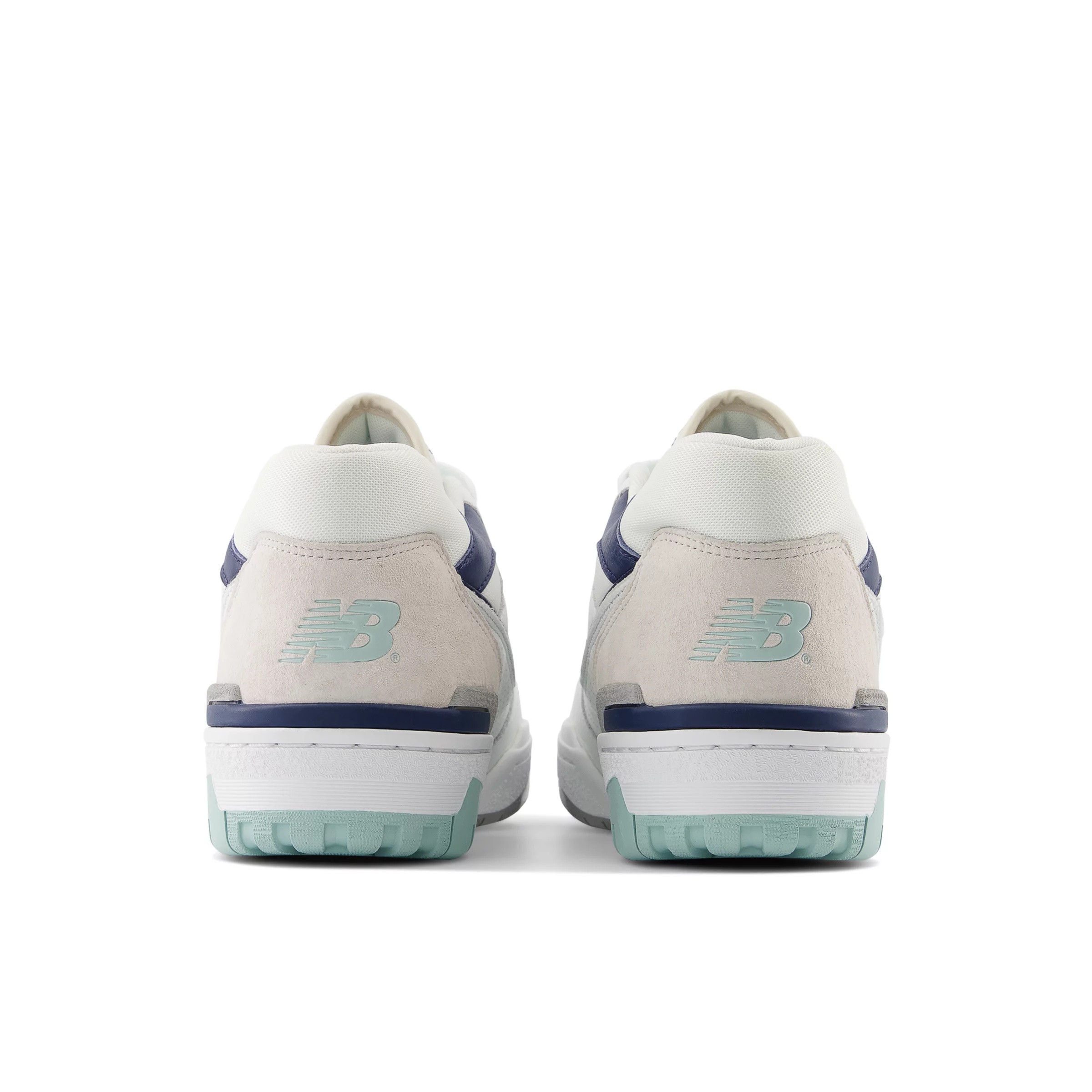 550 White con winter fog e nb navy