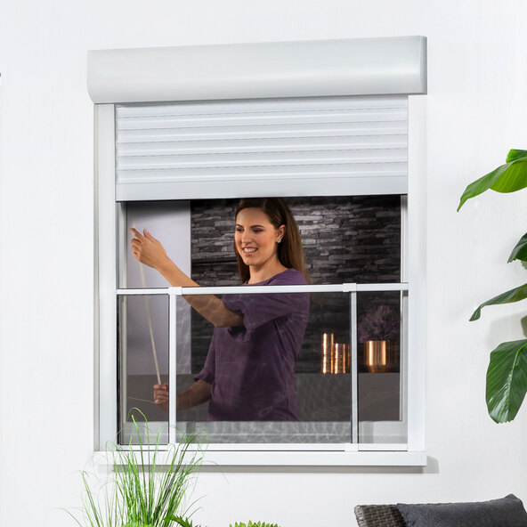 COMFY SLIDE aluminum sliding window, 50 x 75 cm, white