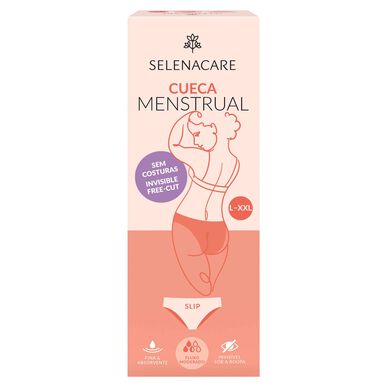 SelenaCare Freecut fekete láthatatlan menstruációs alsónemű L-XXL 1 egység 1 egység