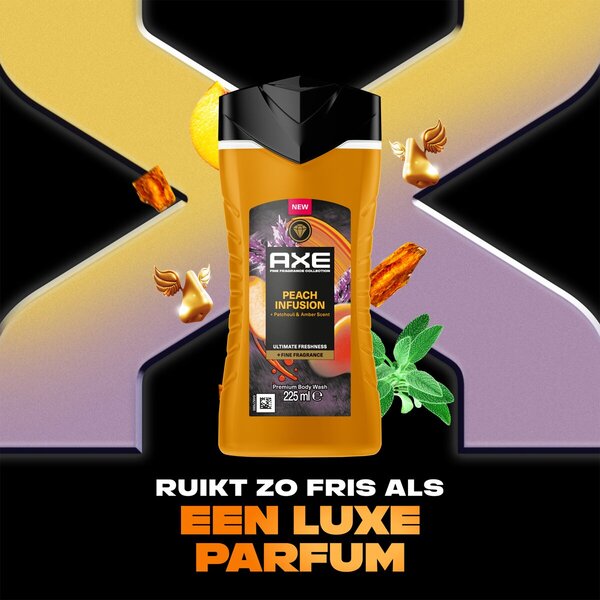 Αφρόλουτρο Ax Fine Fragrance Peach Infusion 225ml