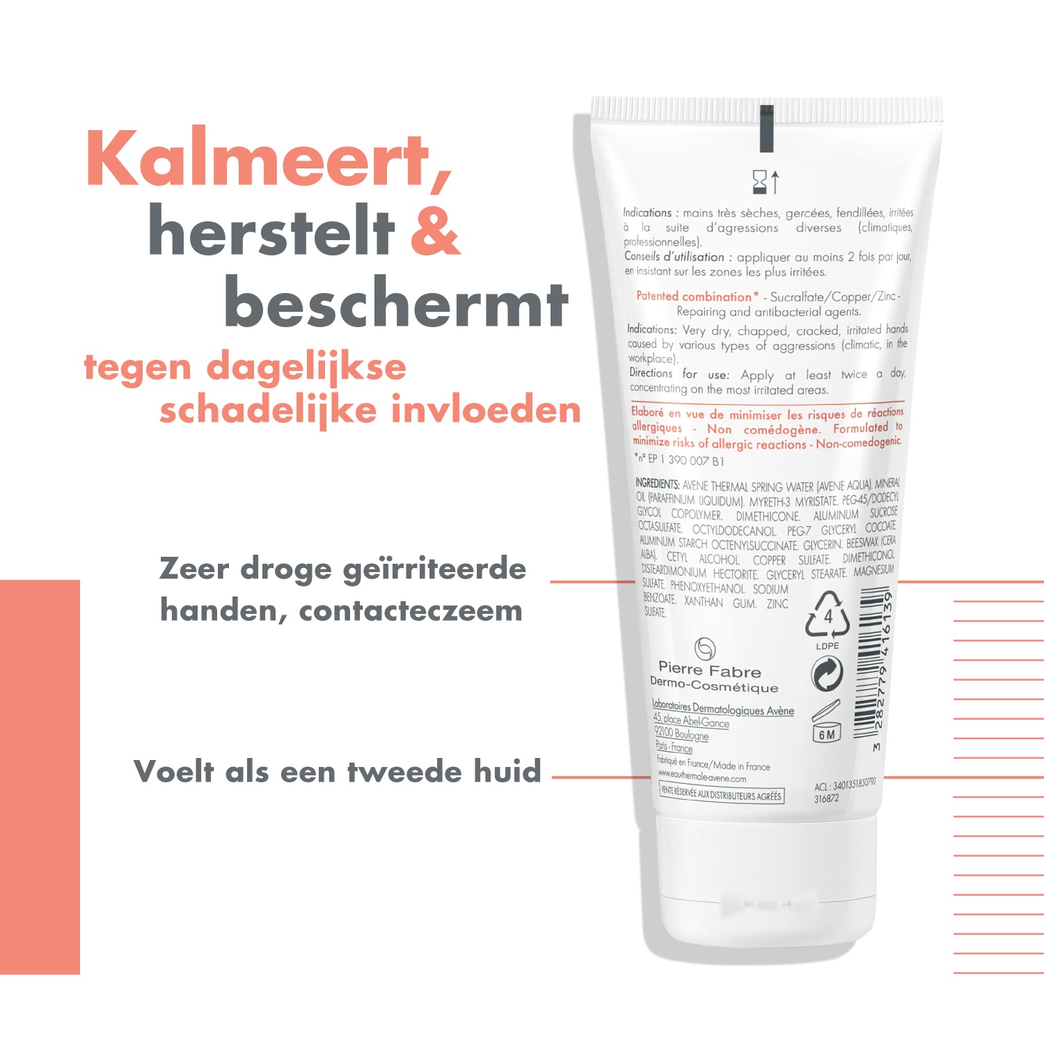 Avène kézkrém Cicalfate + Cicalfate kézkrém - 100 ml