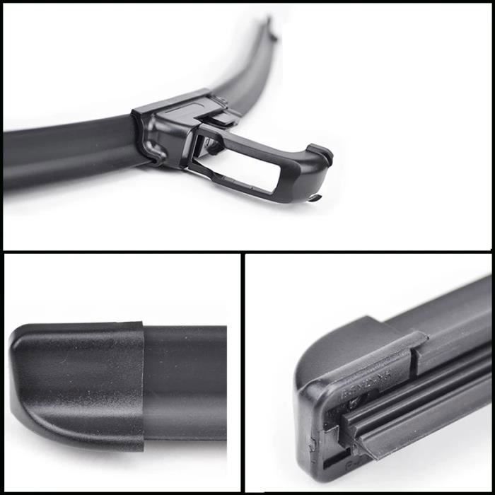Lot de 3 Balais d'essuie-glace avant et arrière pour Renault Clio MK2 1998 1999 2000 2001 2002 2003 2004 2005