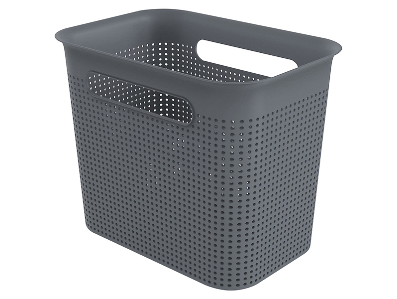 Koszyk plastikowy Brisen 7 l szary