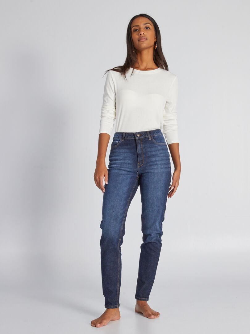 Calça jeans slim tamanho L34 - AZUL