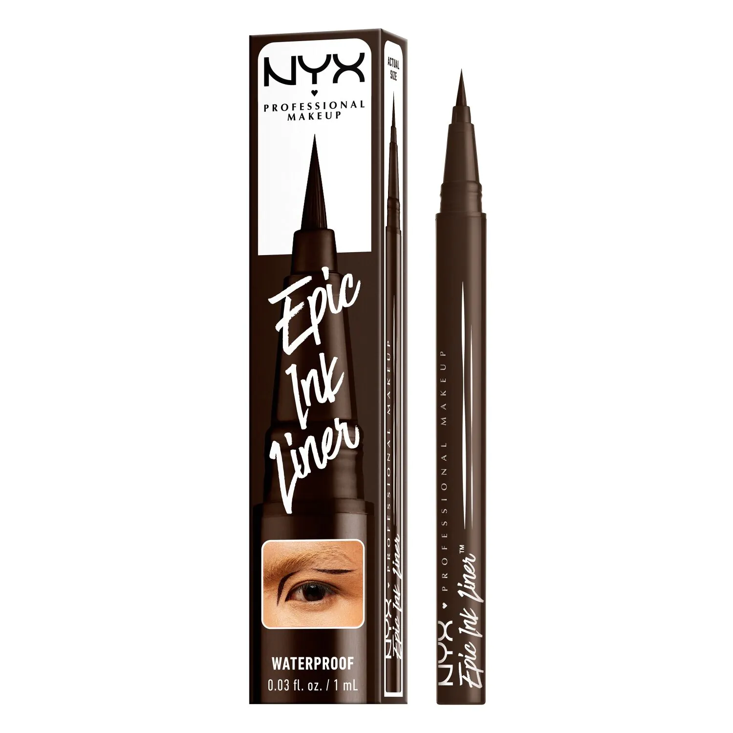 NYX Epic Ink Liner Eyeliner Dark Chocolate