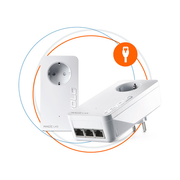 Adaptor Powerline Magic 2 SET LAN GAMING