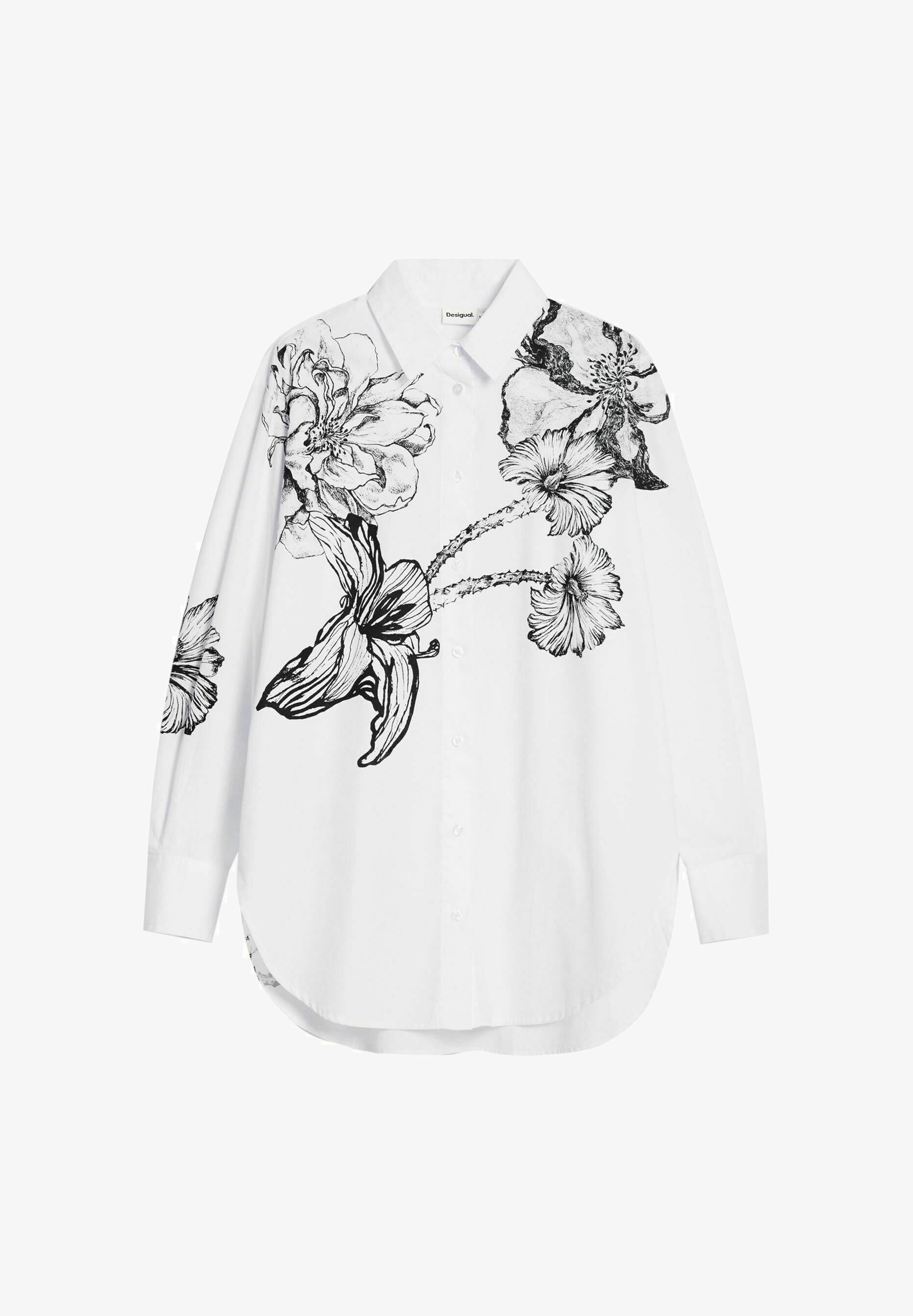 Desigual DESIGNED BY MR CHRISTIAN LACROIX - Blusa com botões - branca