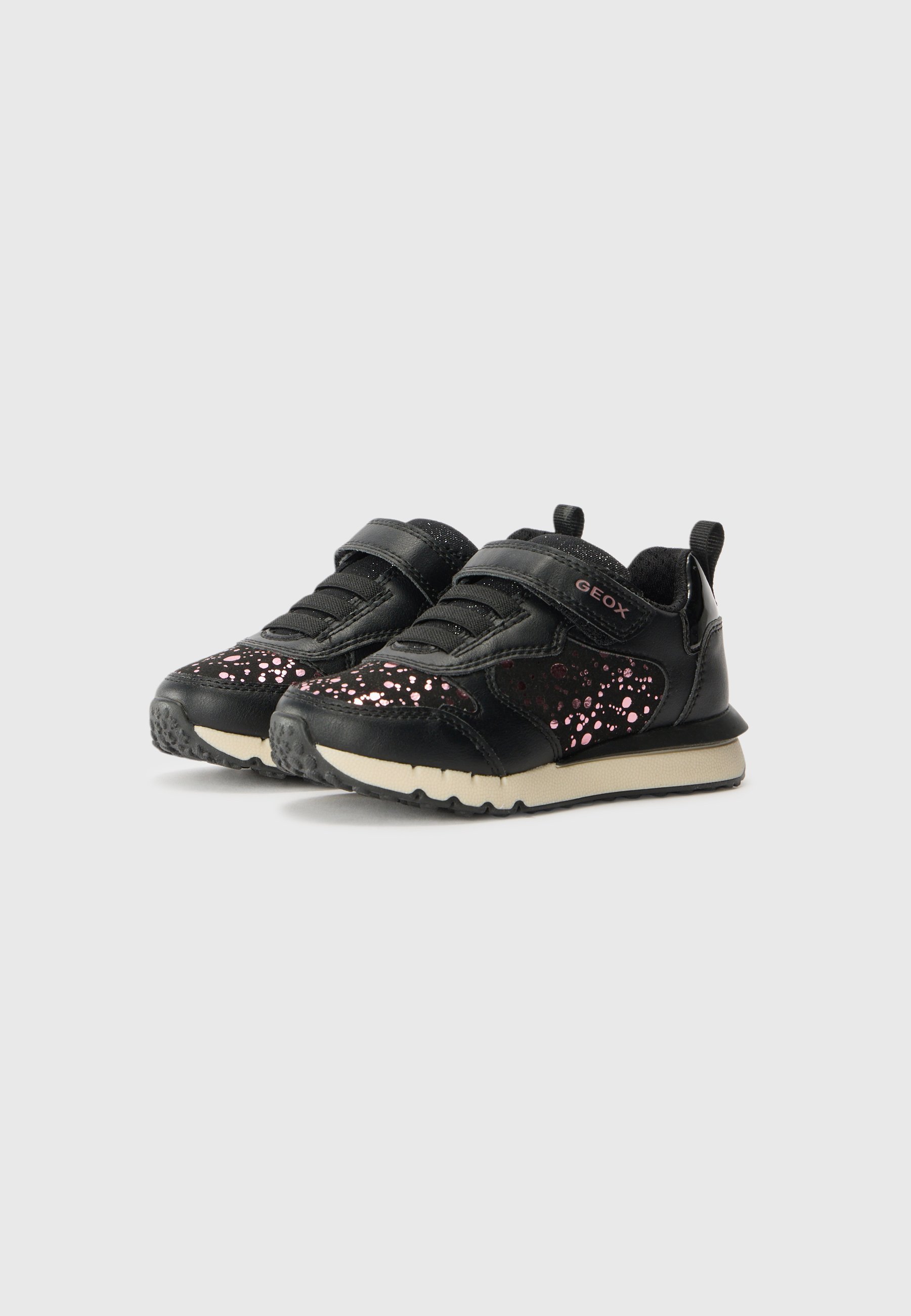 Geox FASTICS - Babyschoenen - zwart/paars