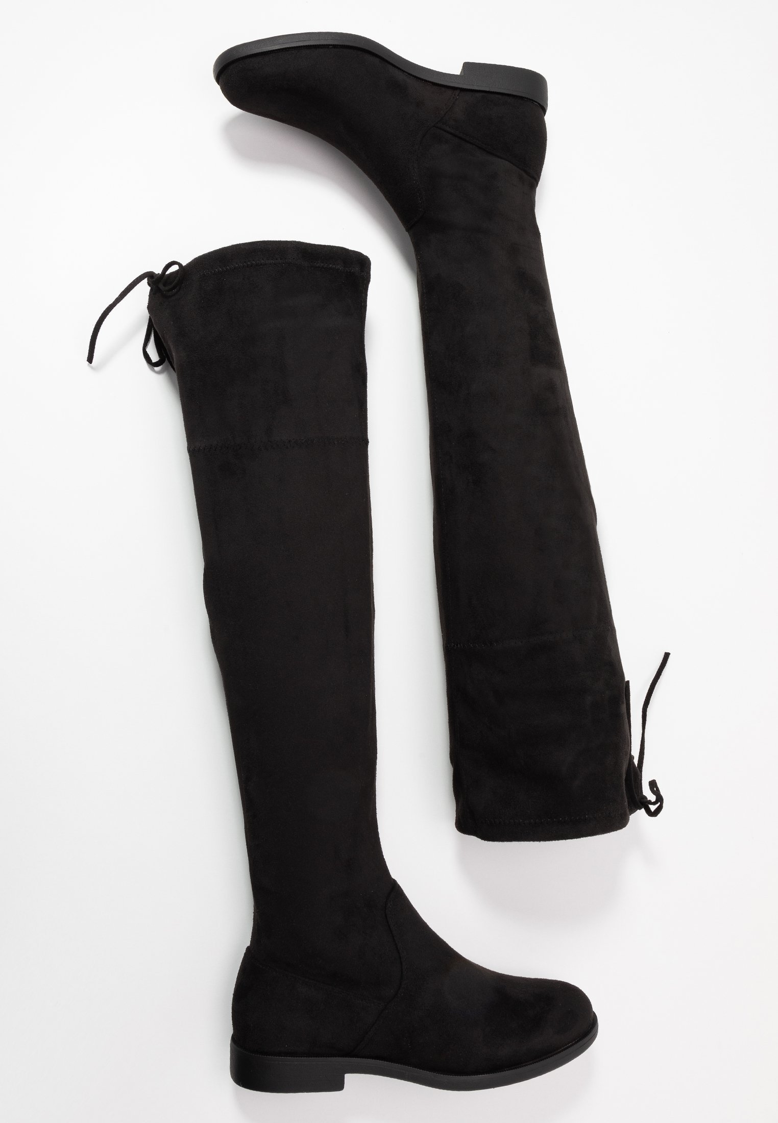 Anna Field Overknee-Stiefel in Weite Passform – schwarz