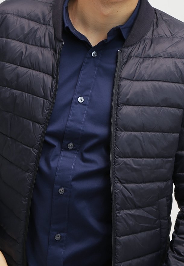 Džínová košile Hilfiger - tmavě modrá