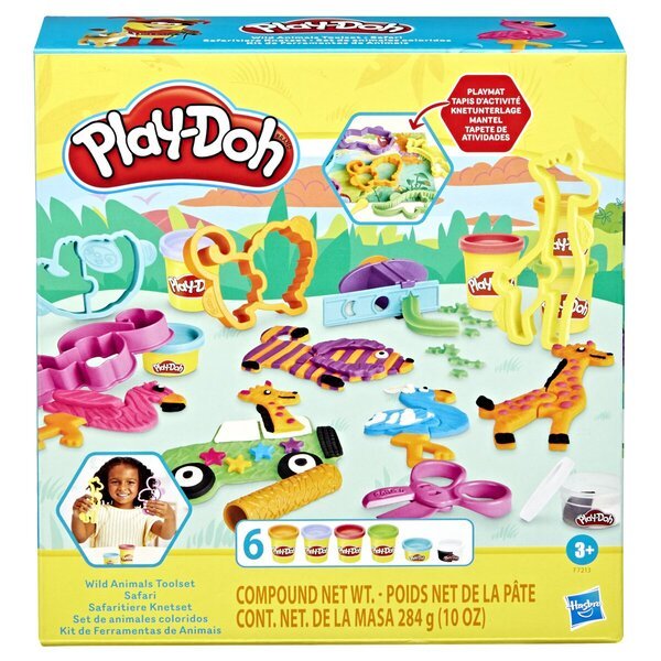 Sada náradia Play-Doh s motívom divých zvieratiek