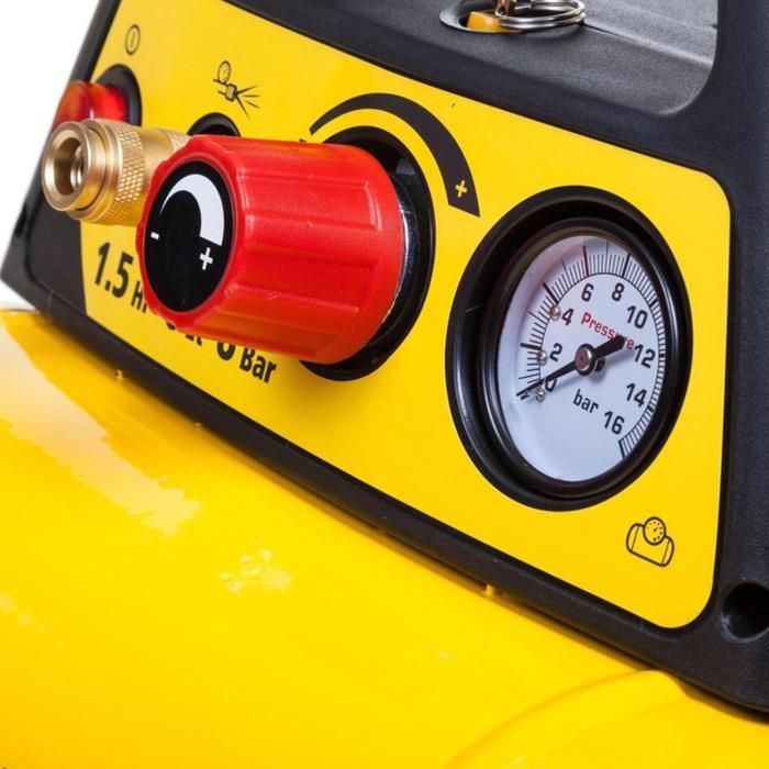 Stanley 6L 8 bar 1.5HP Coaxial Oil-Free Compressor with Nanometer DN 200/8/6