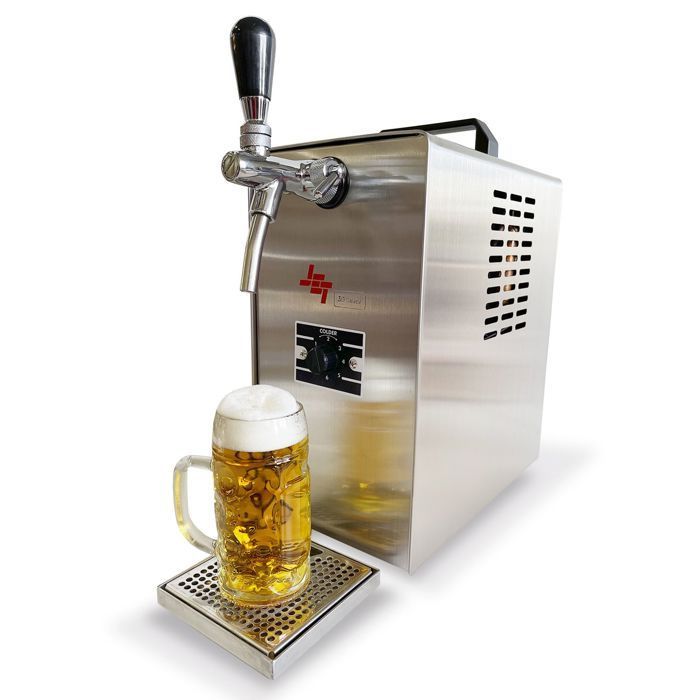 Beer dispenser - ICH-ZAPFE.DE - JET 30 - 35 liters/h - Stainless steel - Professional