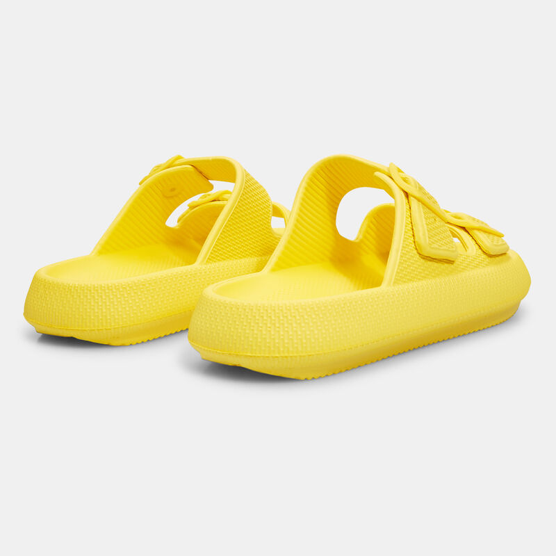 Damesplateauslippers met bandjes