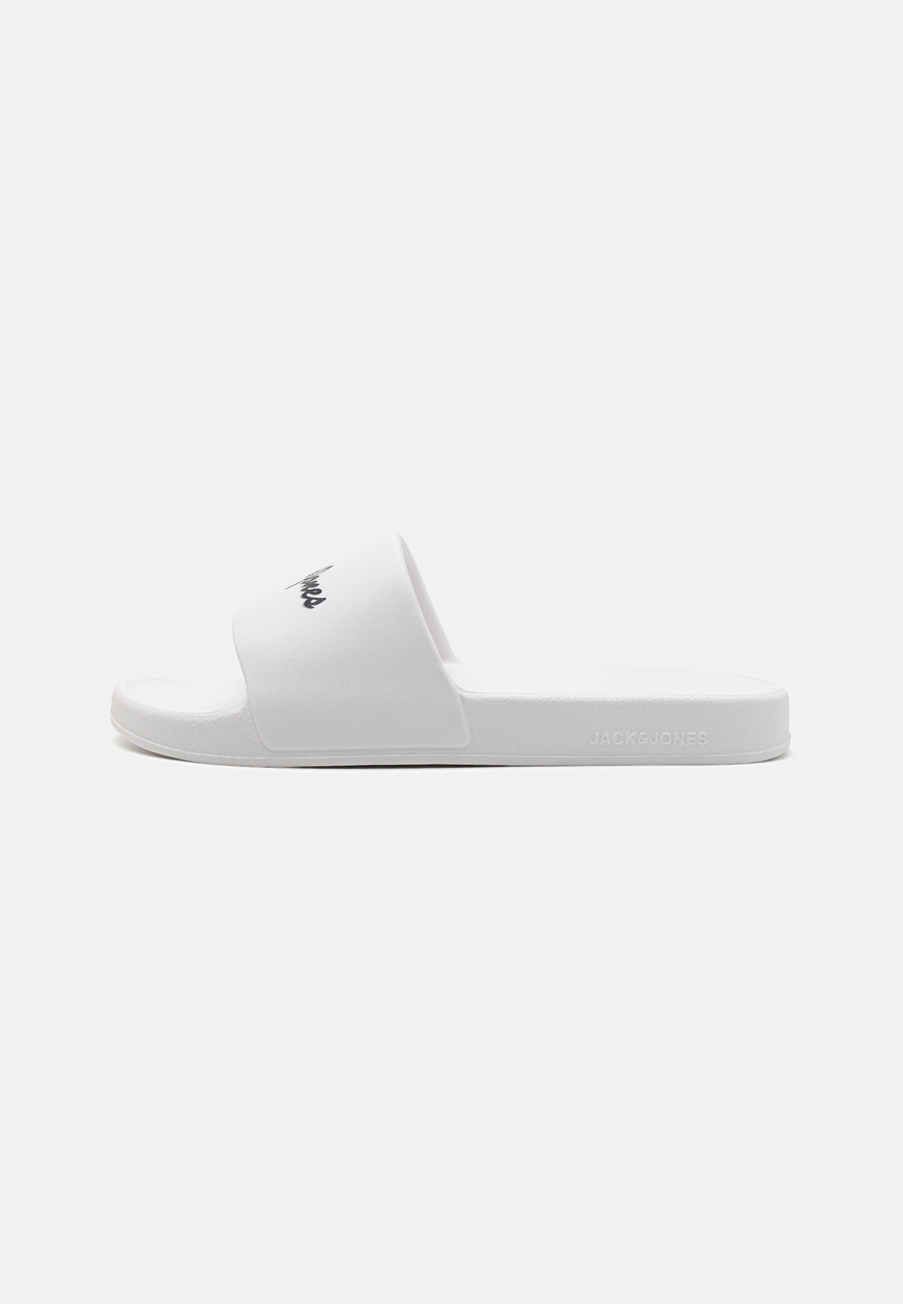 Scivoli da piscina Jack & Jones JFWJERRY con logo stampato - bianco brillante
