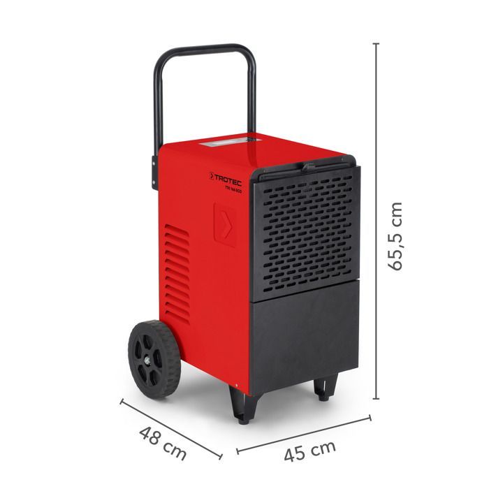 Desumidificador profissional TROTEC TTK 166 ECO - 90m² - 52l/dia