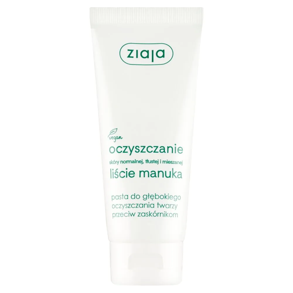 Ziaja Oczyszczanie Liście Manuka Pasta do Głębokiego Oczyszczania