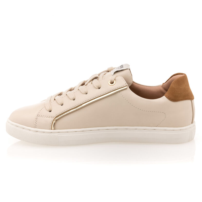 Sneakers / dames beige