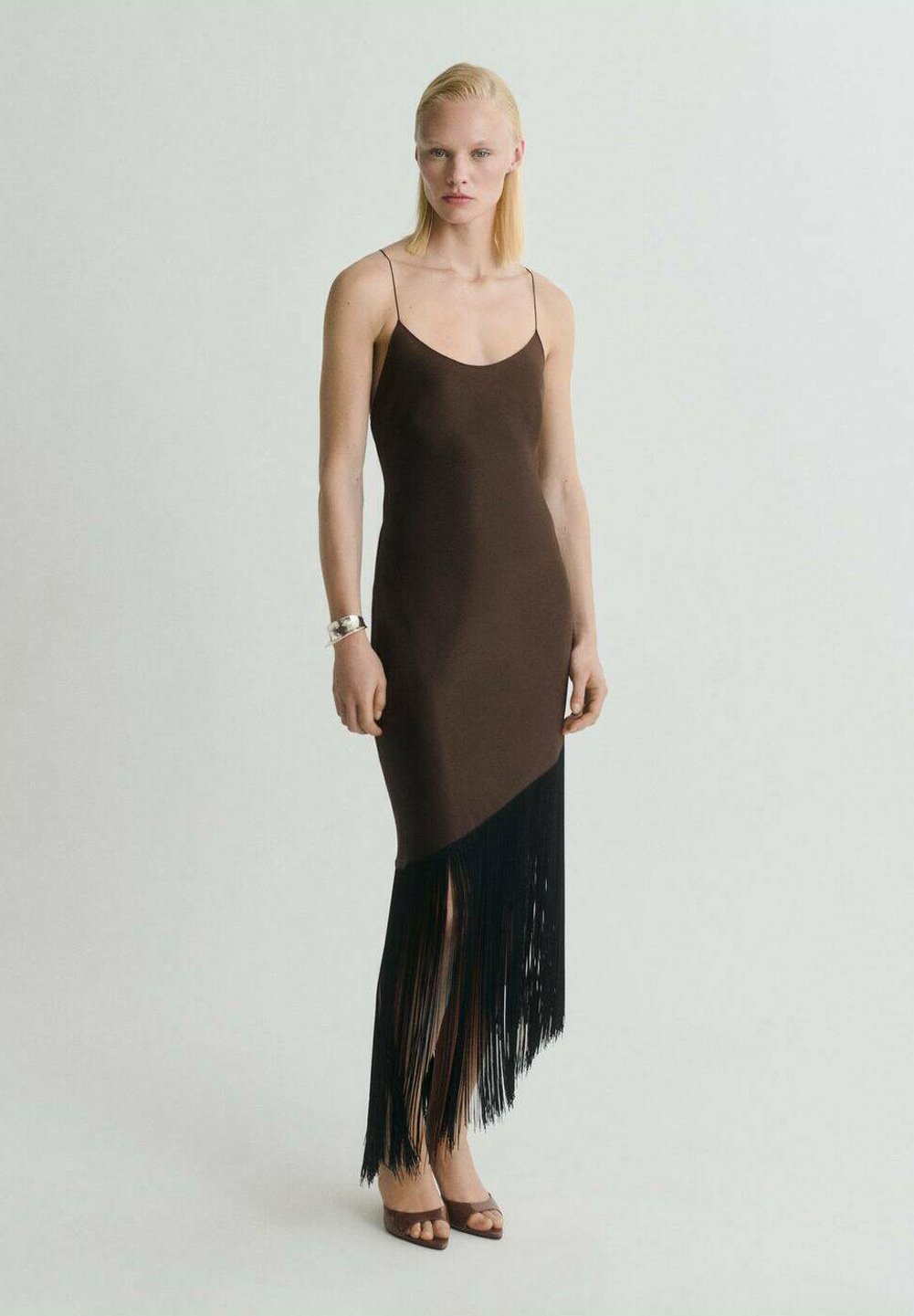 Mango maxi-jurk - bruin