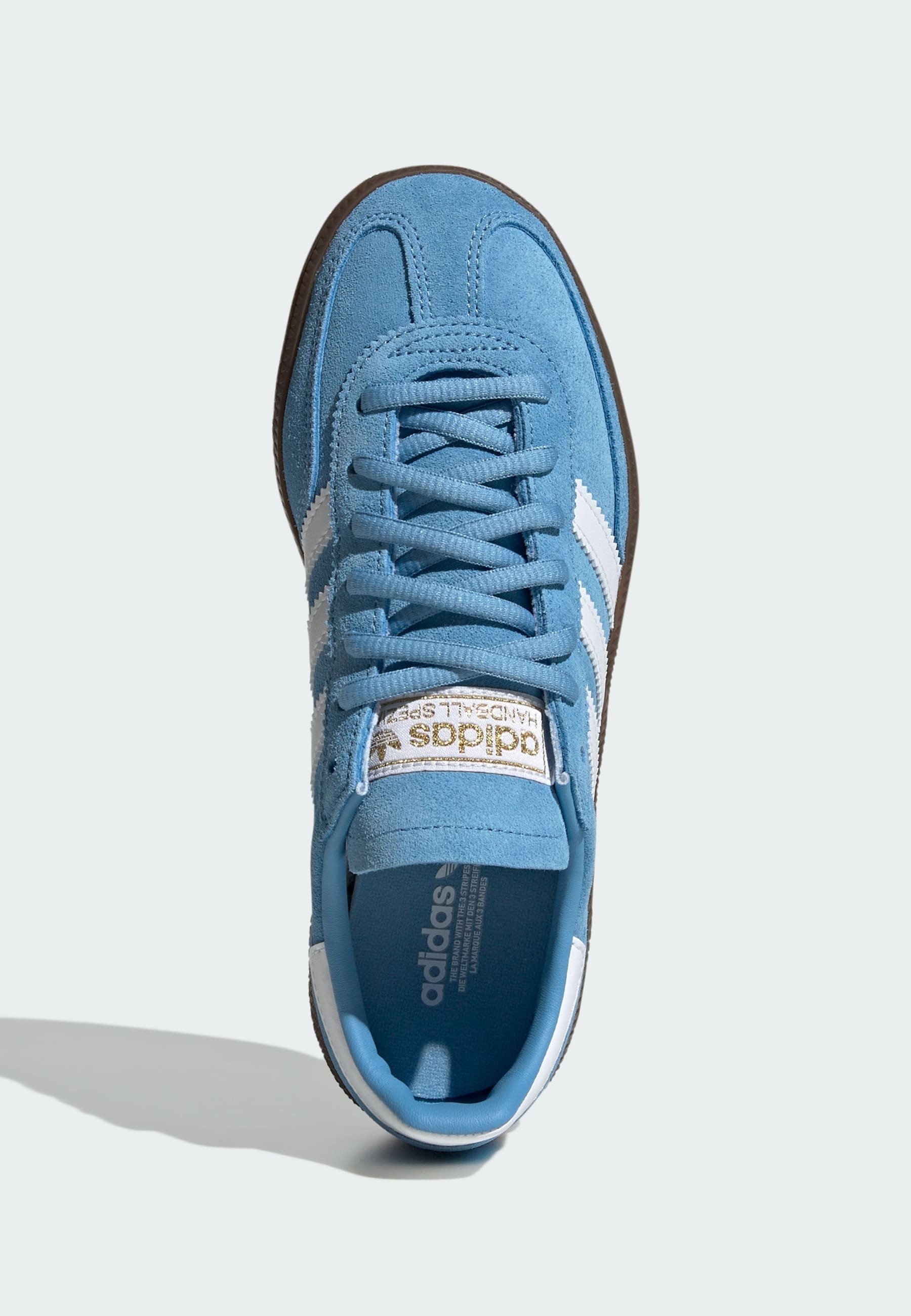 adidas Originals HANDBALL SPEZIAL UNISEX - Sneakers - lichtblauw met witte rubberen zool