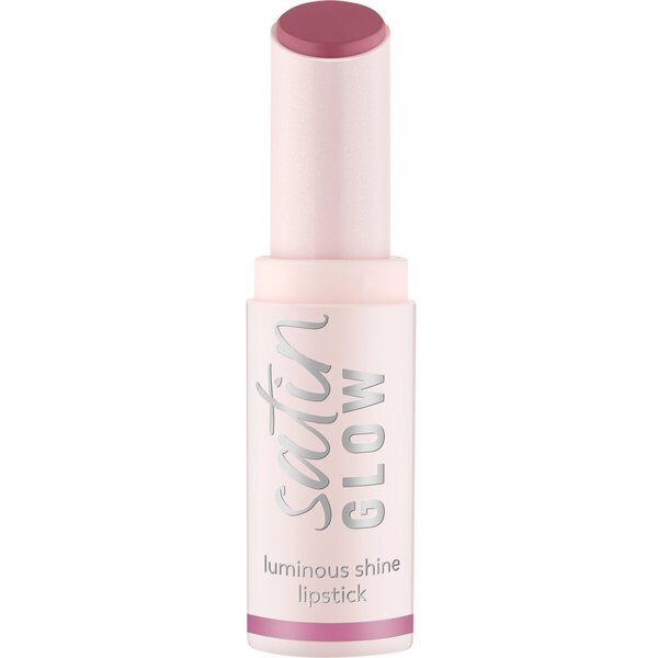 Essence Satin Glow 04 Let's Get Mauvin Luminous Shine lūpu krāsa<br>3.5g