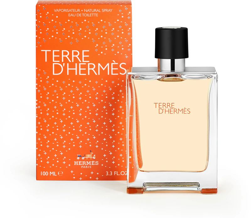 HERMÈS Terre d'Hermès comemorando com Hermès Eau de Toilette para homens