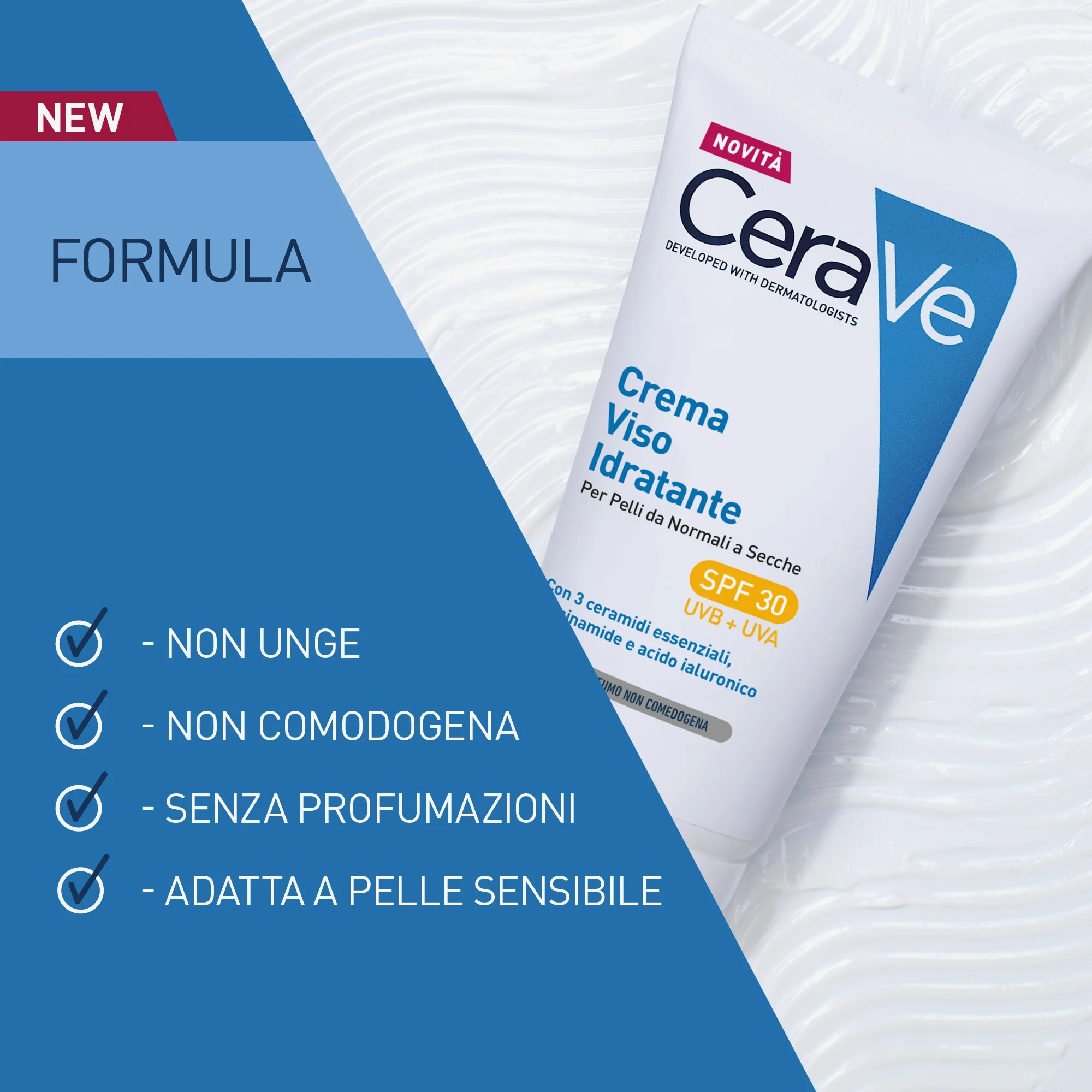 CERAVE Cerave Hydraterende Gezichtscrème SPF30 52 ml Bescherming en hydratatie