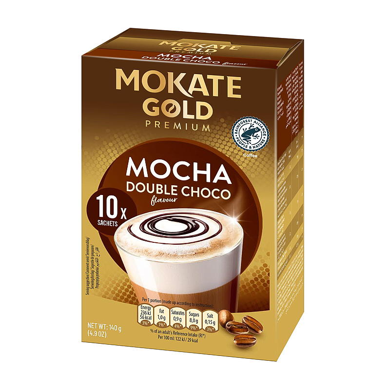 Mokate Coffee 10 kpl Premium Gold Mocca Mokate