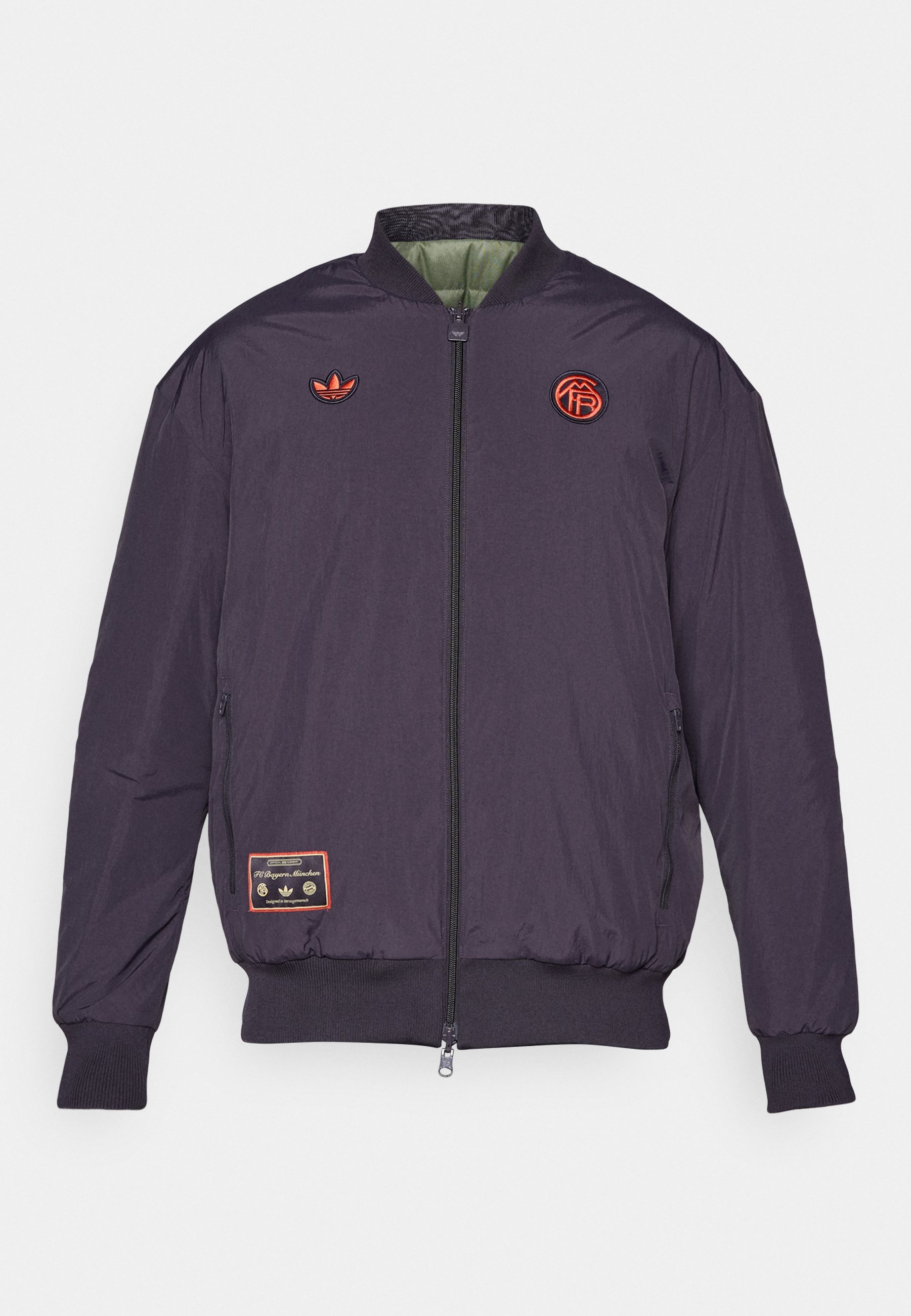 Giacca adidas Originals FC BAYERN MONACO ICONA - Abbigliamento da club - nero aurora/verde base