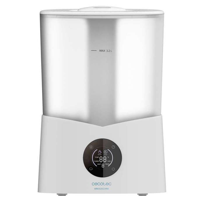Humidificador - BREEZECARE - 2600 LIGHT SMART - 3,2 litros - 40 m² - Aromaterapia