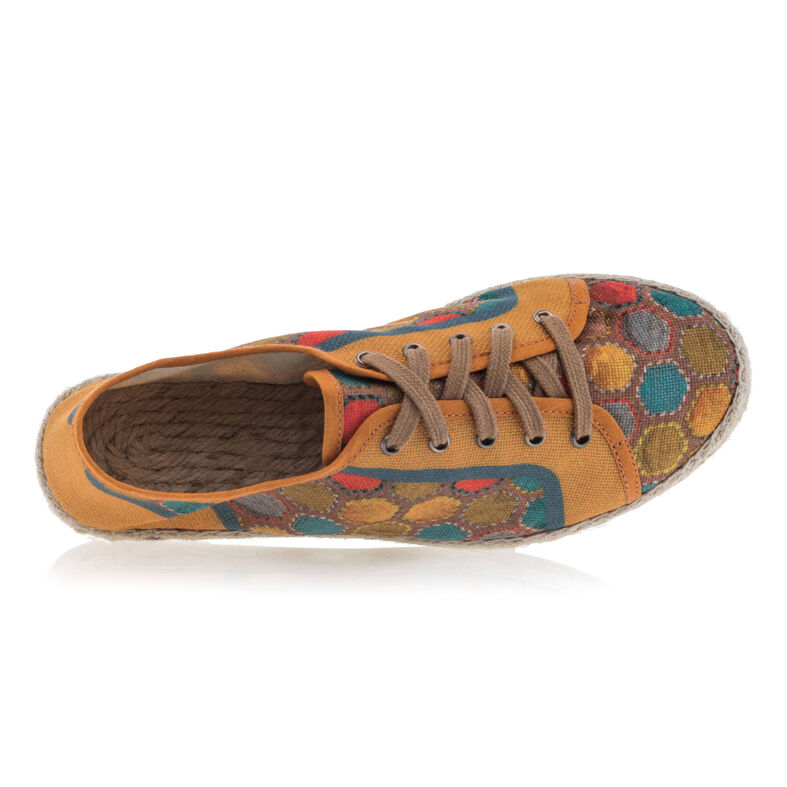 Gule espadriller/tausåler til dame
