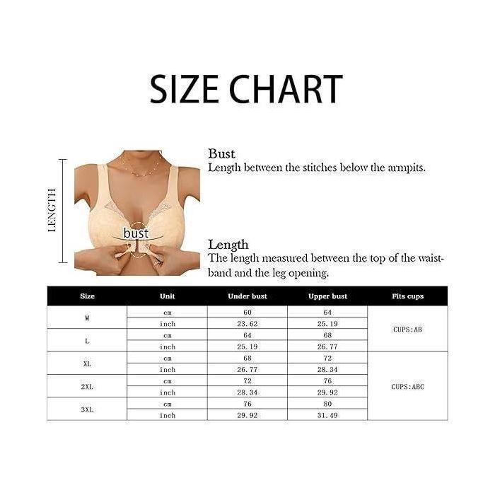2PCS Soutien Gorge Ouvert Devant sans Armature Soutiens-Gorge de Sport Femme Sports Bra Lace Quotidien pour Yoga Sport noir+beige