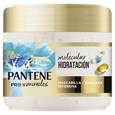 Pantene Pro-V Miracles Molecular Hydration Mask Tehokas Kosteuttava ja Kiiltävä Hiusnaamio 300 ml