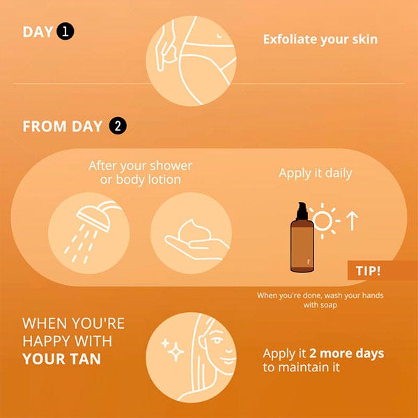 Bronzing Radiance brun utan sol-kräm | 200 ml