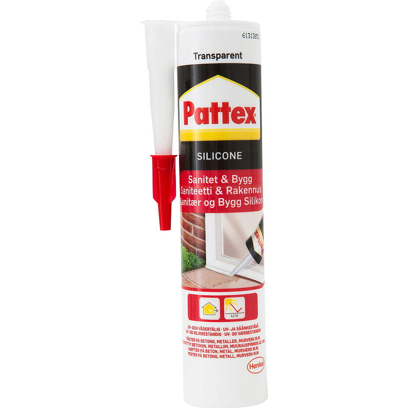Pattex Sanitärsilikon 280 ml, transparent, Pattex