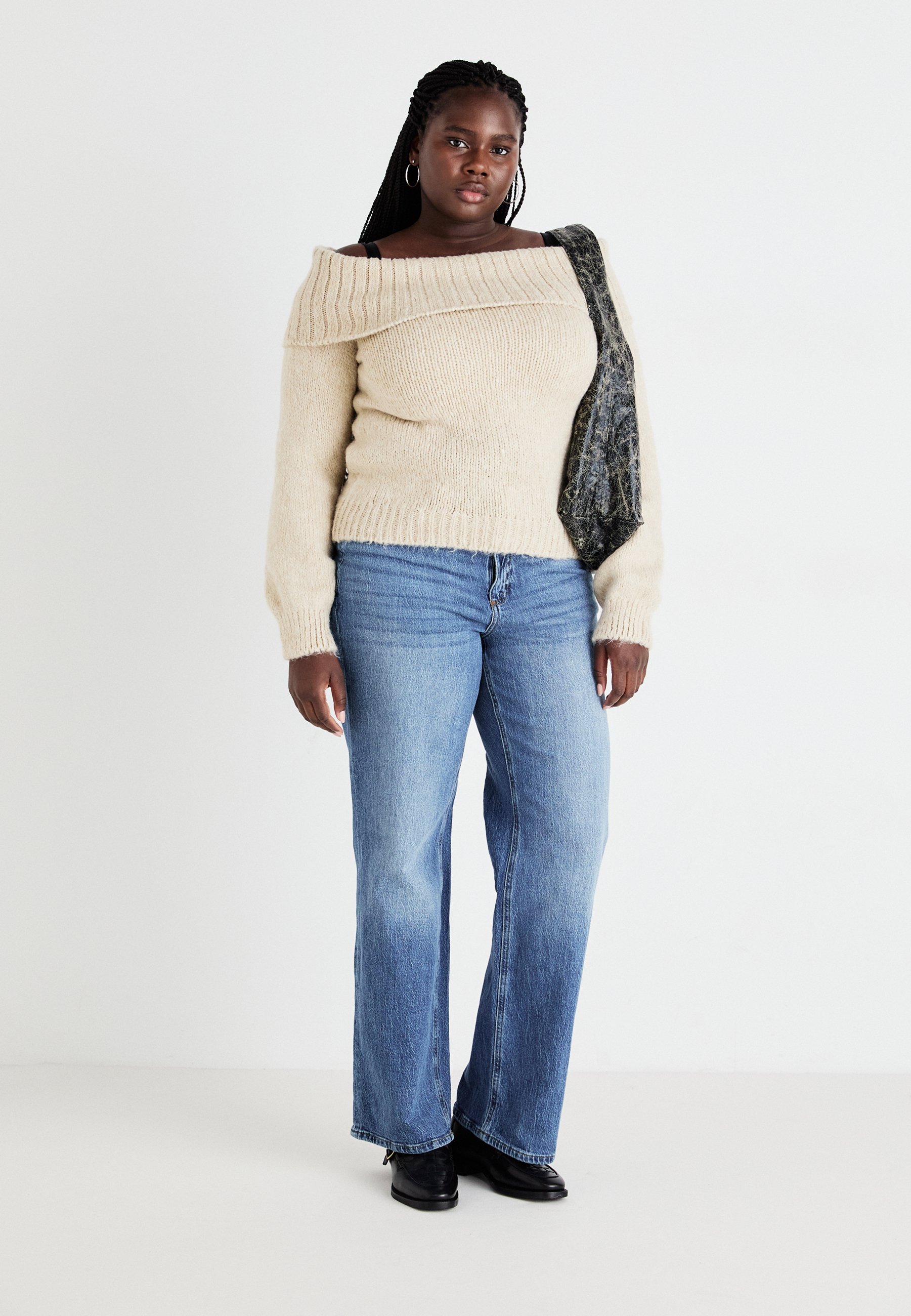 Široke hlače Vero Moda Curve