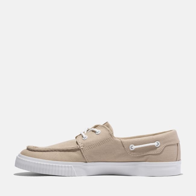Sneaker Bassa Stringata da Uomo in beige