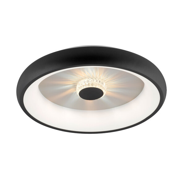 Φωτιστικό οροφής LED KUNEO Ø 45 cm, μαύρο