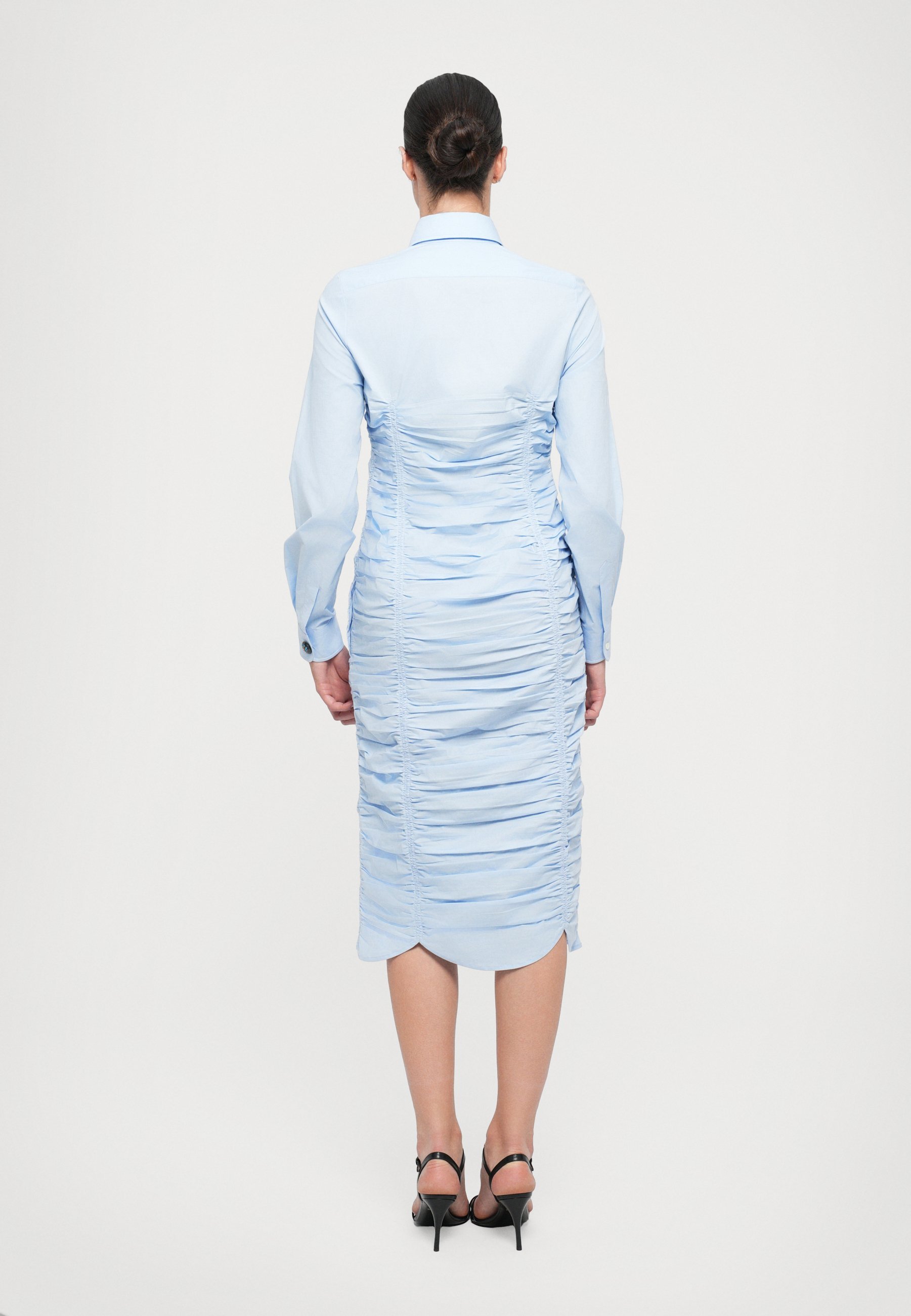 MOSCHINO STRETCH DRESS - Abito a camicia - azzurro