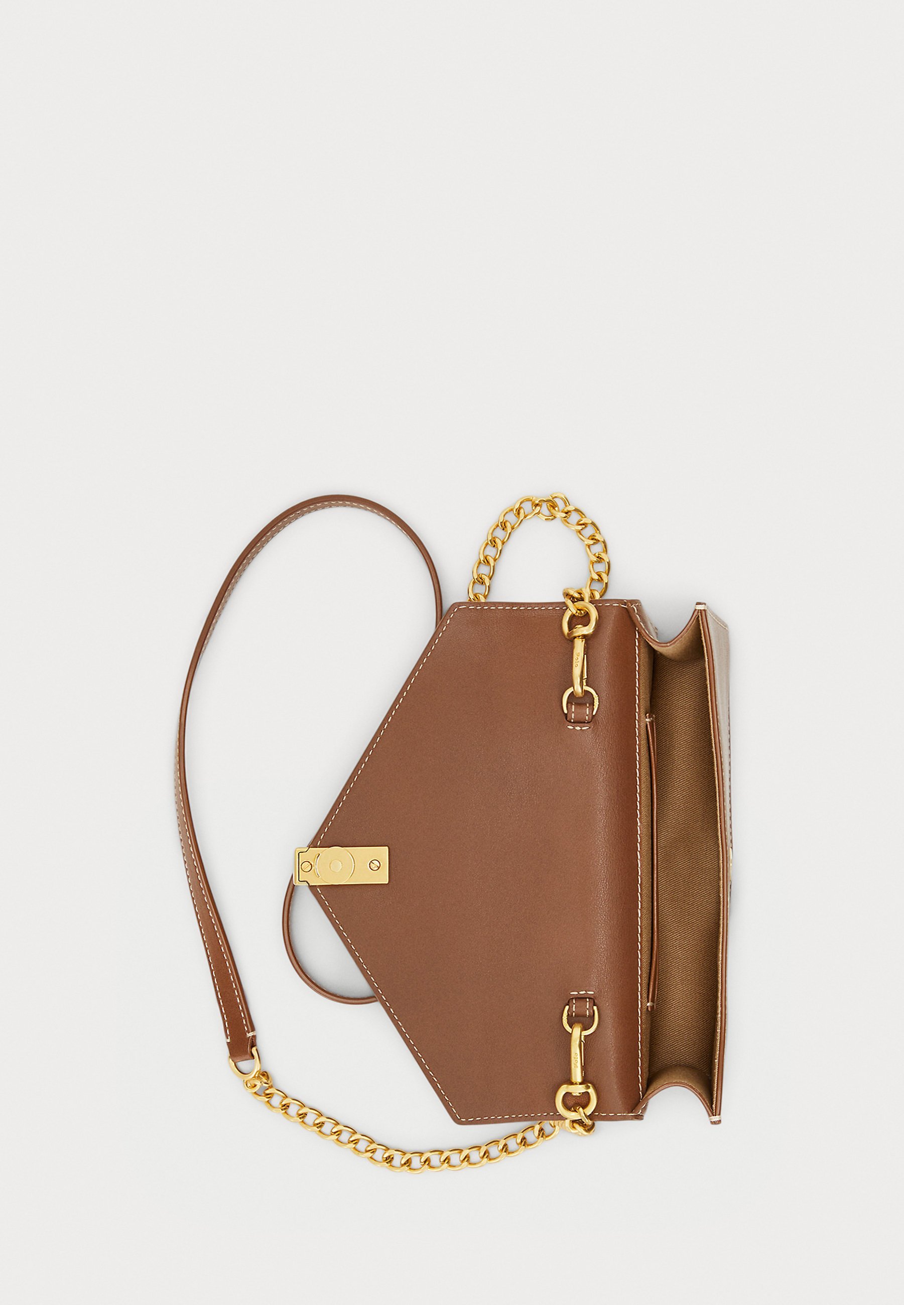 Polo Ralph Lauren Polo ID leren portemonnee en tas met ketting - Portemonnee - cuoio