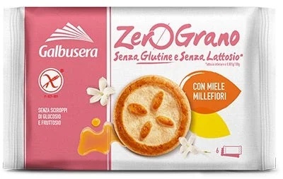 GALBUSERA ZEROGRANO Glutenfreie Kekse Galbusera ZeroGrano mit Wildblütenhonig 260 g
