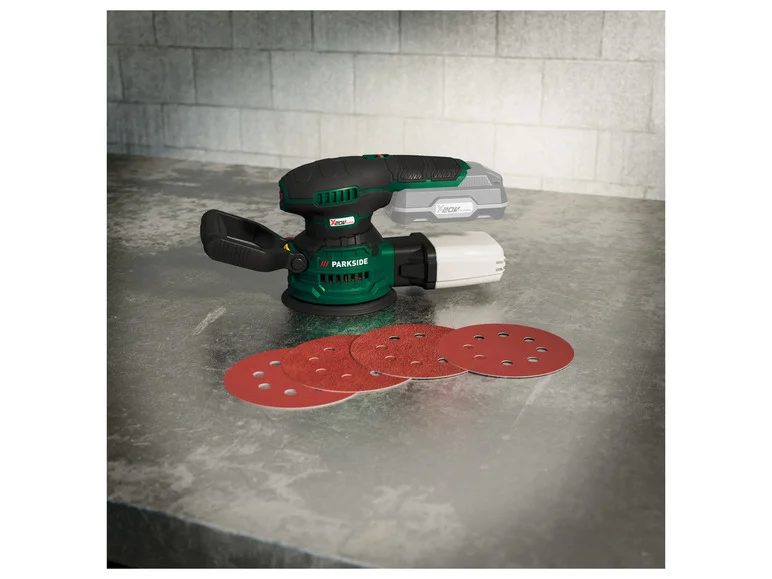 PARKSIDE® Batteridrevet eksentersliper PAEXS 20-Li B2, 20 V