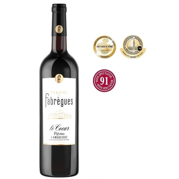 Domaine de Fabrègues Le Cœur - AOP Languedoc - Vino Tinto 2022
