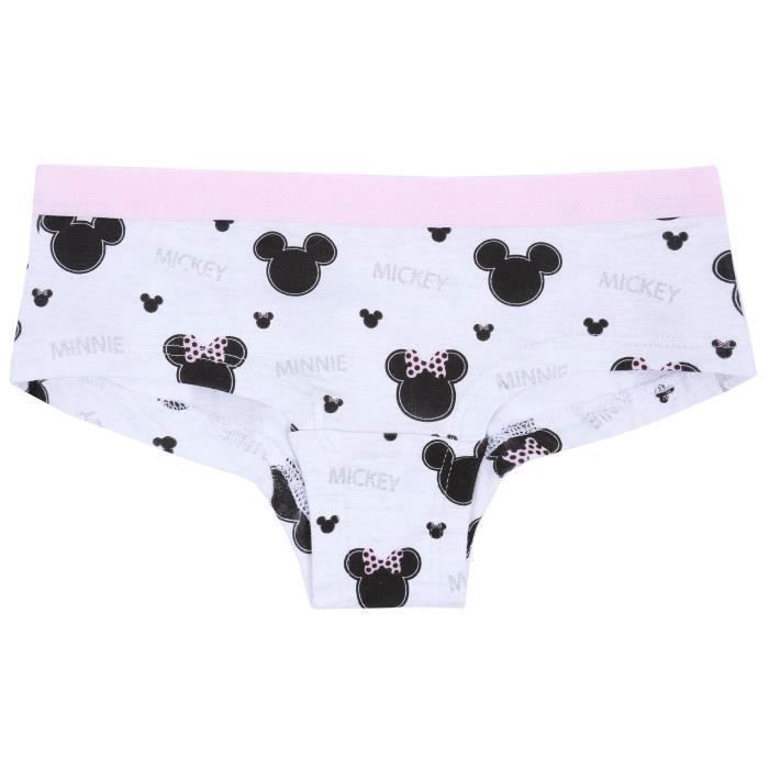 Mutandine in cotone per bambine Disney Minnie Mouse, 2 paia, comode