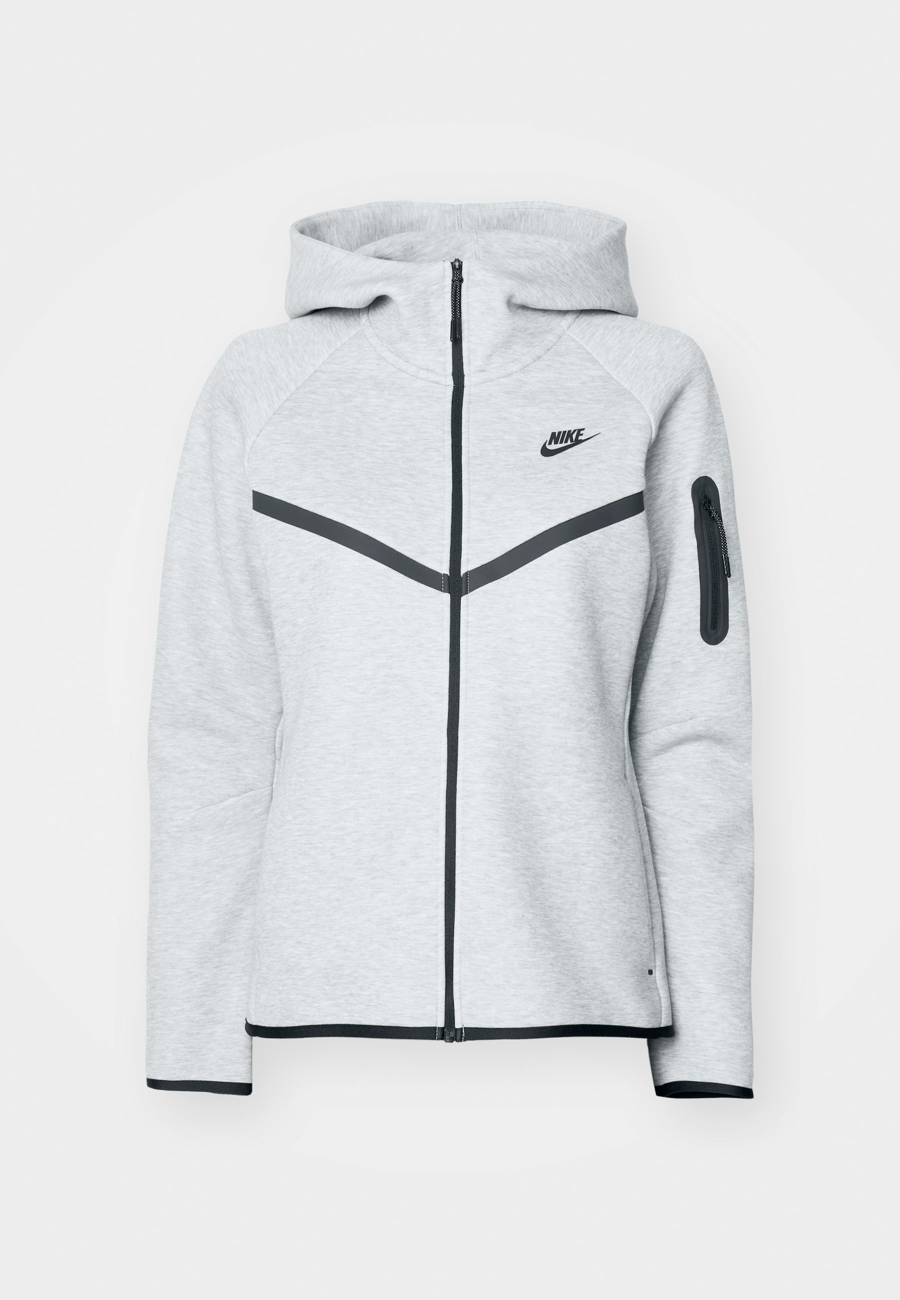 Nike Sportswear SPORTSWEAR TECH FLEECE WINDRUNNER - Bluza rozpinana - ciemnoszary melanż/czarny