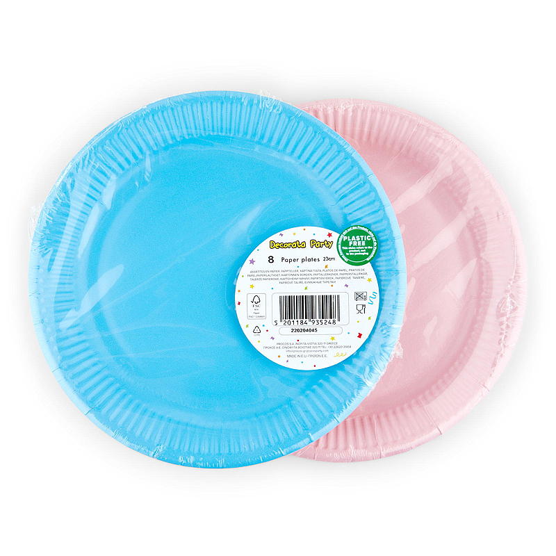 Tallerkener 8-pakning 23 cm