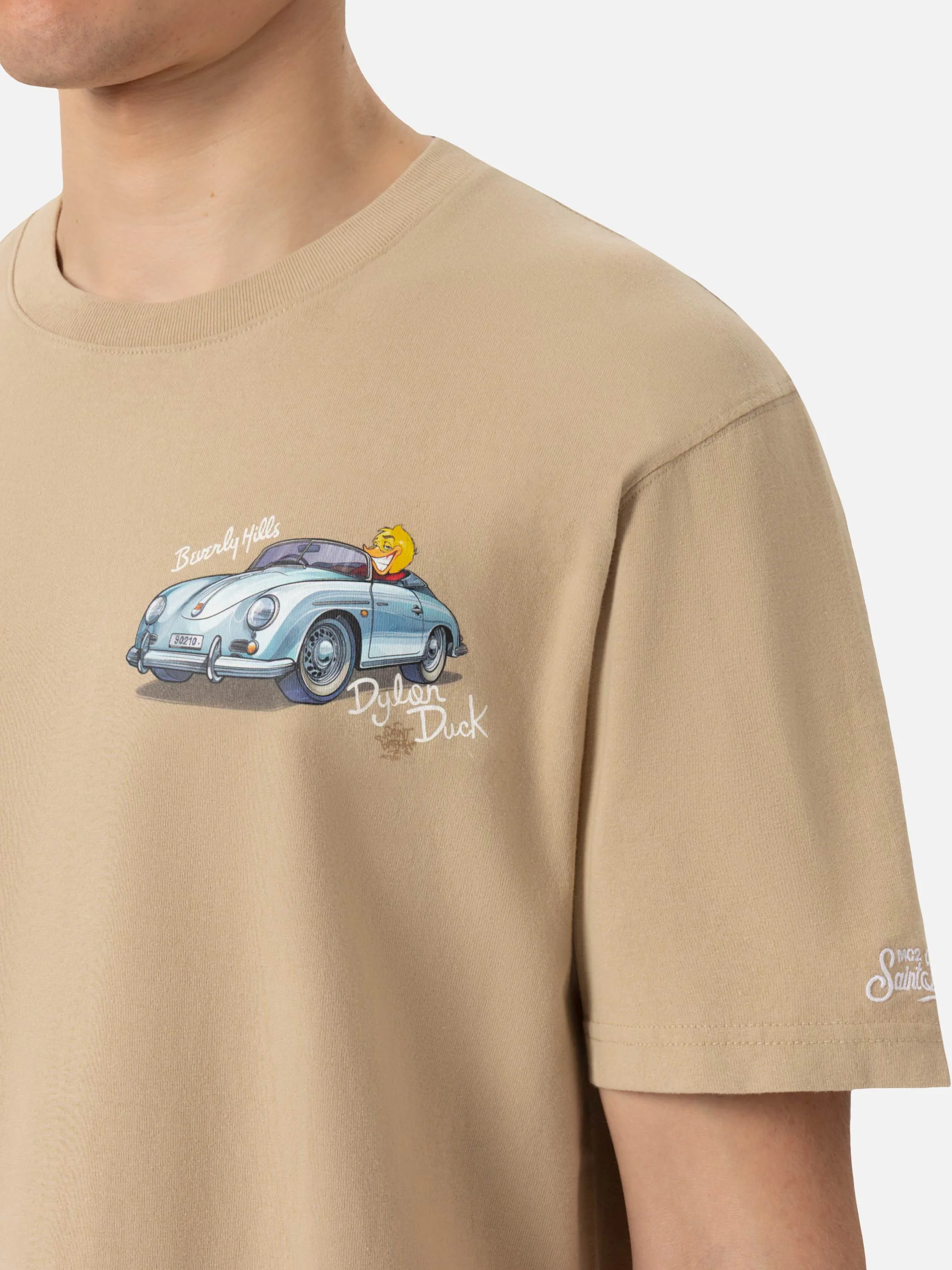 T-shirt Man in cotone con stampa Ducky Cryptopuppets | CRYPTOPUPPETS S