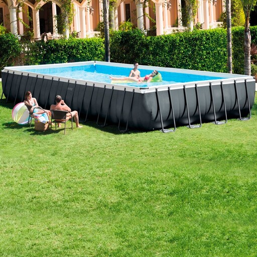  Intex Ultra Xtr Frame nuimamas baseinas su filtro pompa, 975x488x132 cm