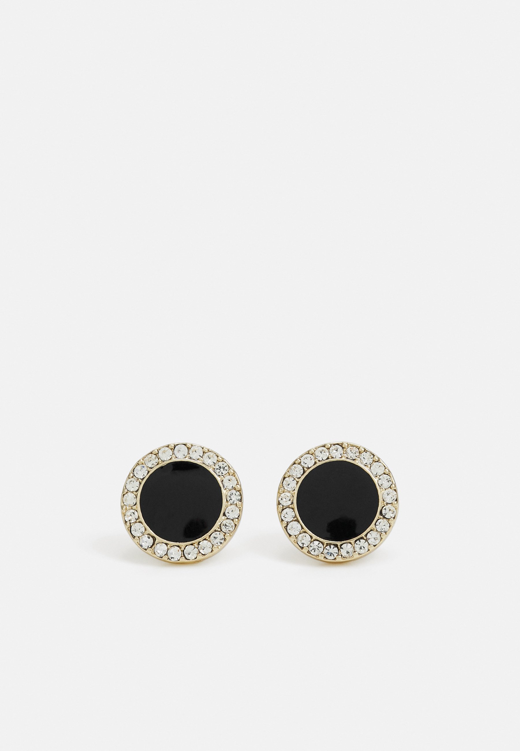Brincos DKNY INLAY - Preto/Dourado